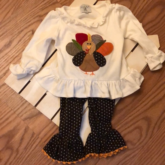 Mud Pie Other - Darling Turkey Outfit